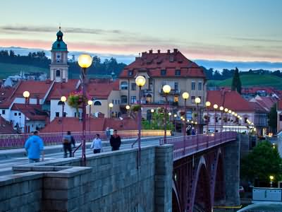 Maribor Miasto Droga rowerowa Weekend Słowenia Wycieczki rowerowe