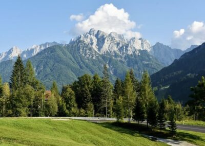 Julian Alps View Alpine Slovenia Cycling